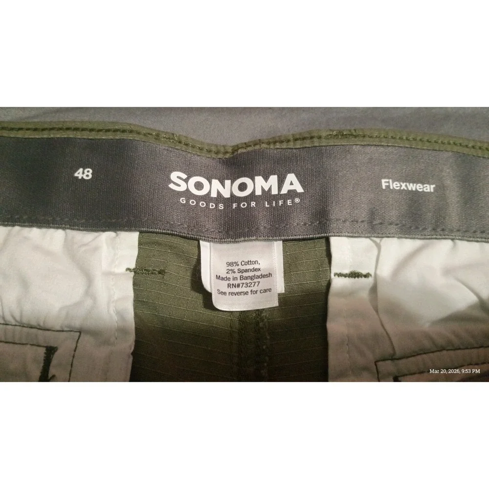 Sonoma Cargo Shorts Size 48‎ 9